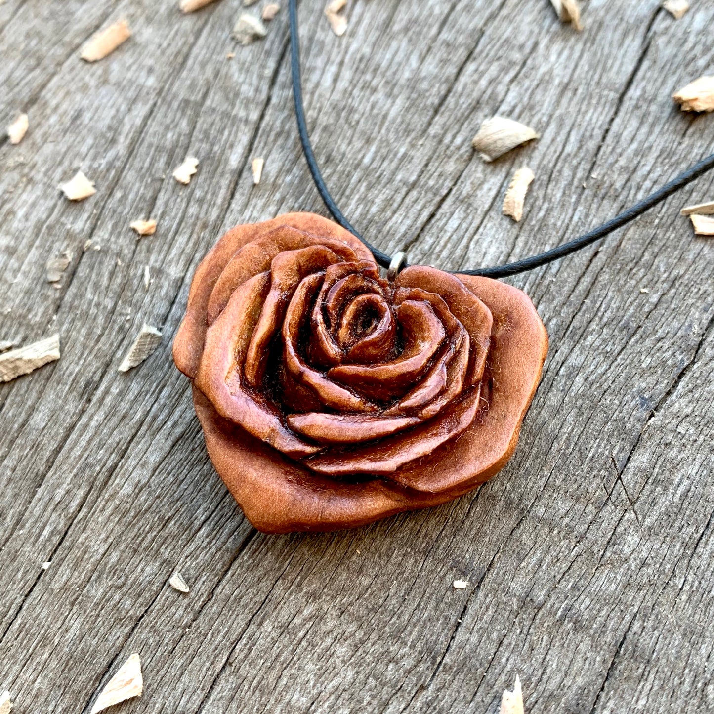 Rose Heart pendant