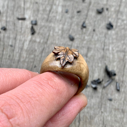 Maple Leaf Ring