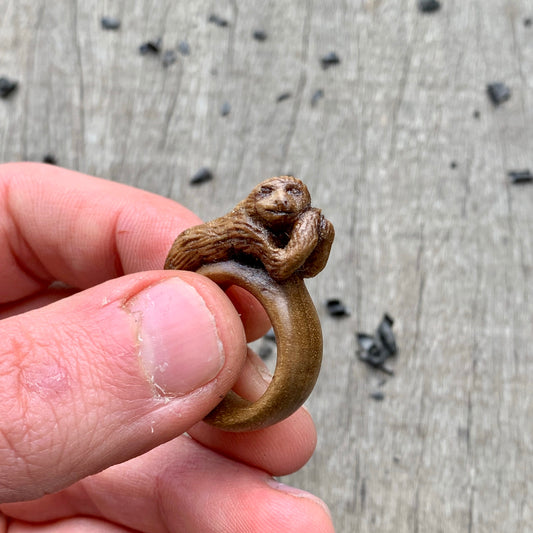 Lying Sloth Ring