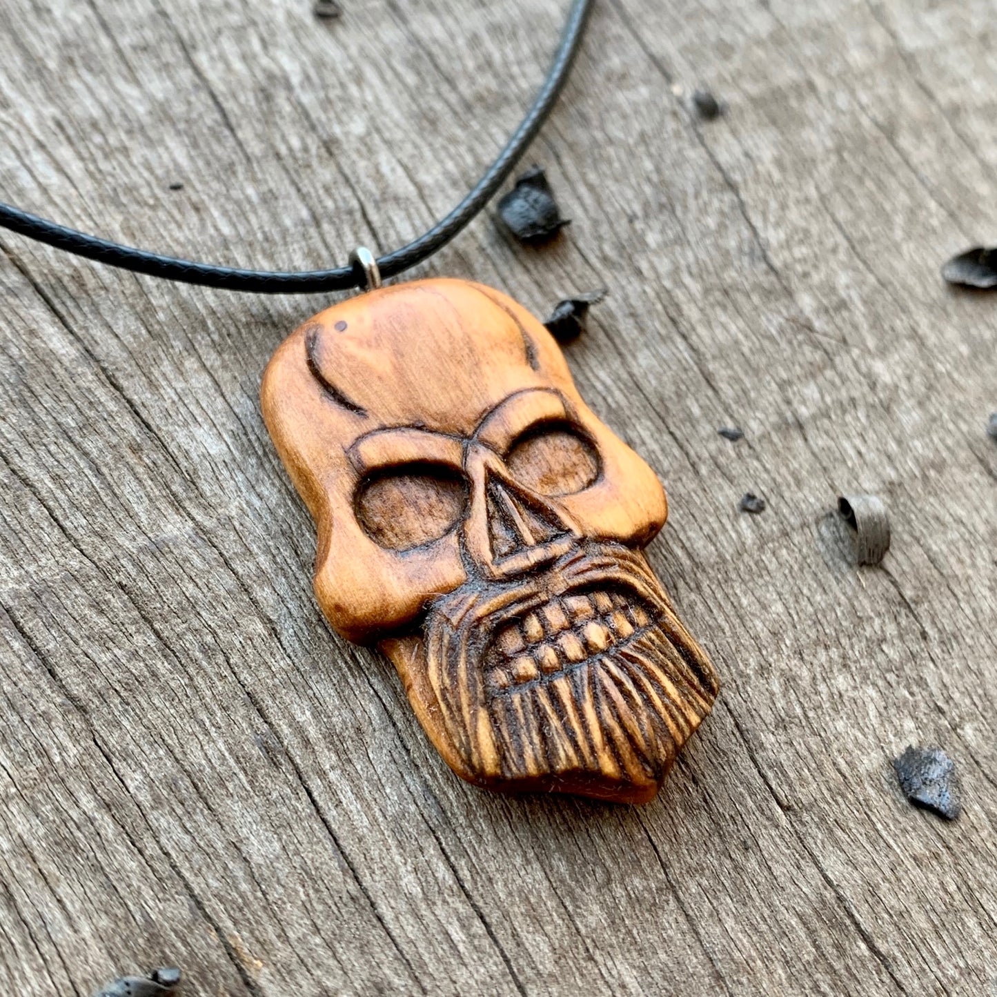 Skull With Beard Pendant