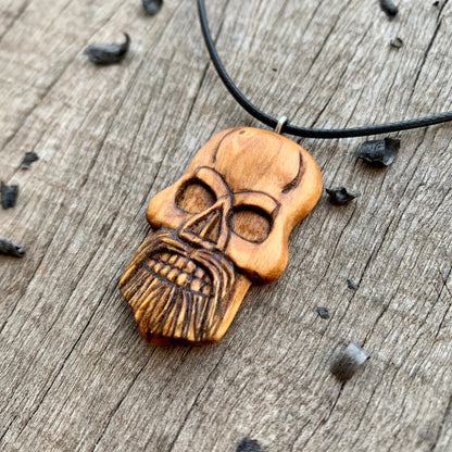 Skull With Beard Pendant