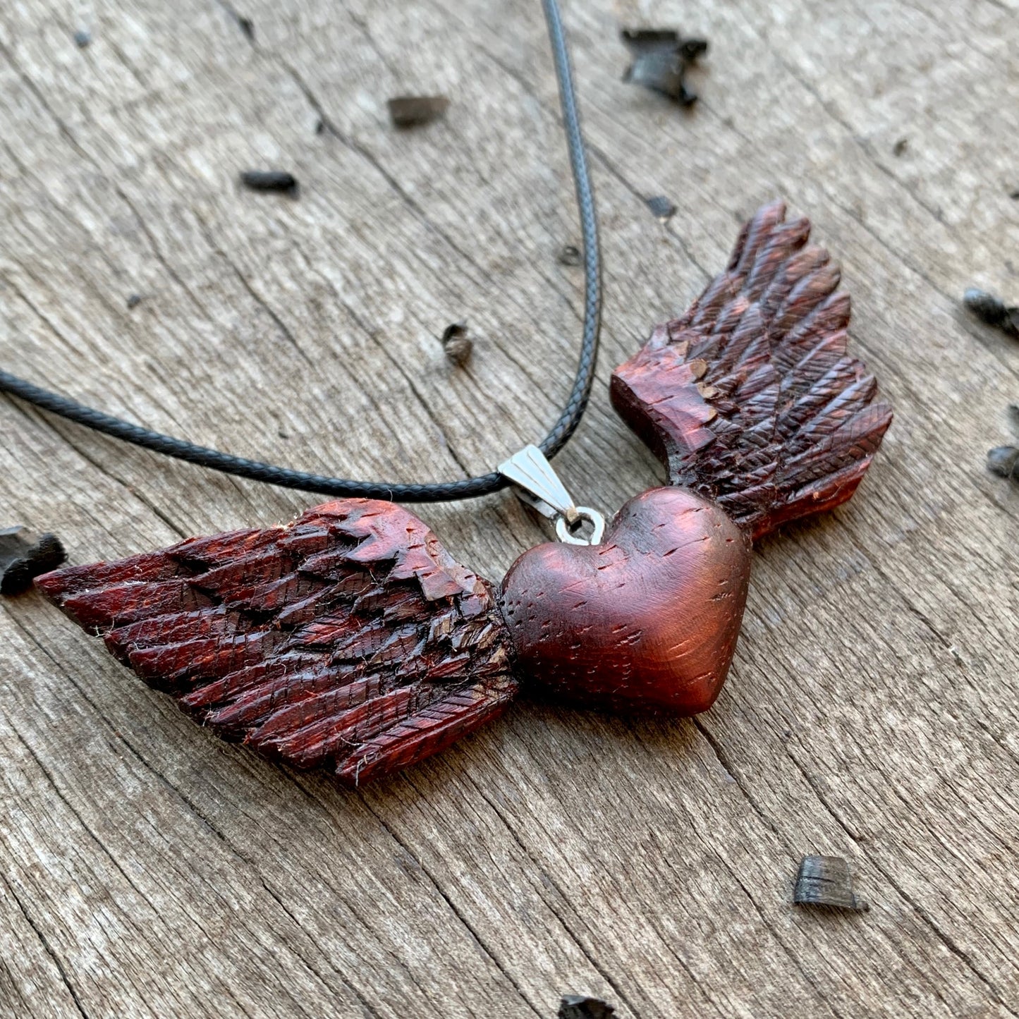 Heart With Wings Pendant