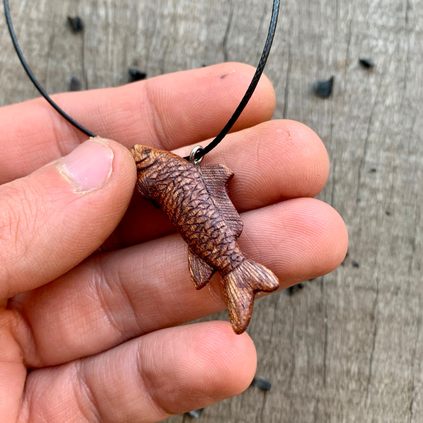 Little Red Fish Pendant