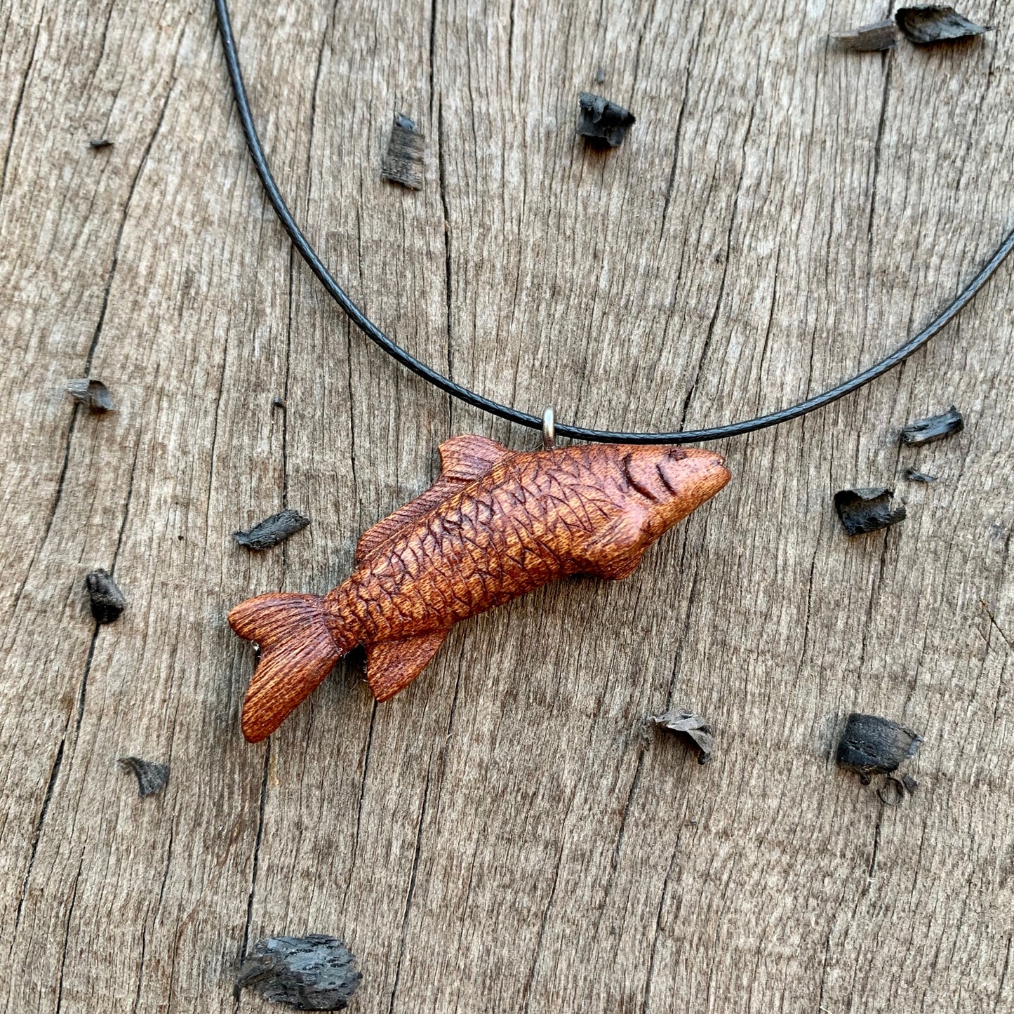 Little Red Fish Pendant